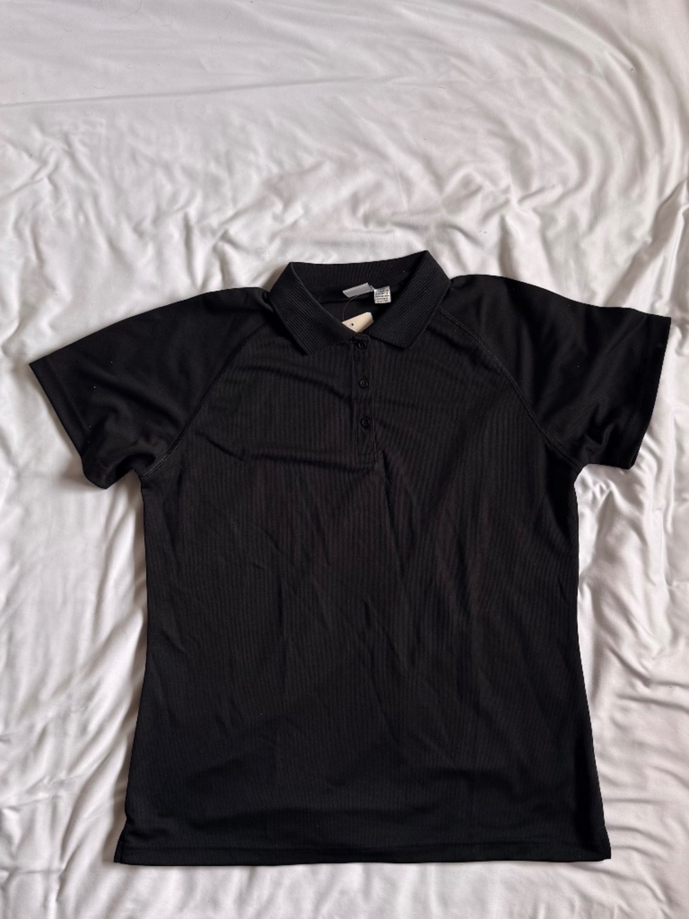 Biz Collection Women’s Golf Polo Shirt – Black – US Size 8 – NWT